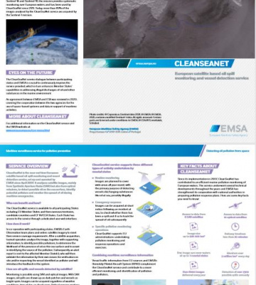 CleanSeaNet - European satellite based oil spill monitoring  ...