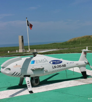 EMSA sniffer drone monitoring sulphur and nitrogen emissions ...