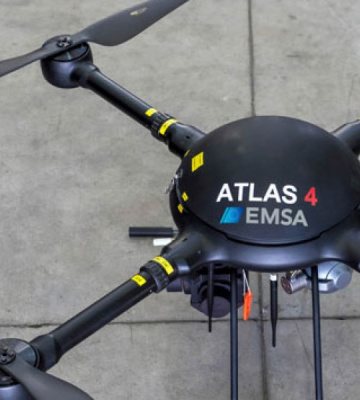 EMSA sniffer drone supports French authorities to monitor sh ...