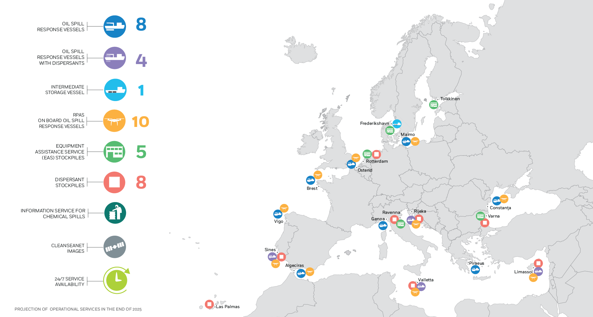 maps oil vessels and RPAS 2025 update