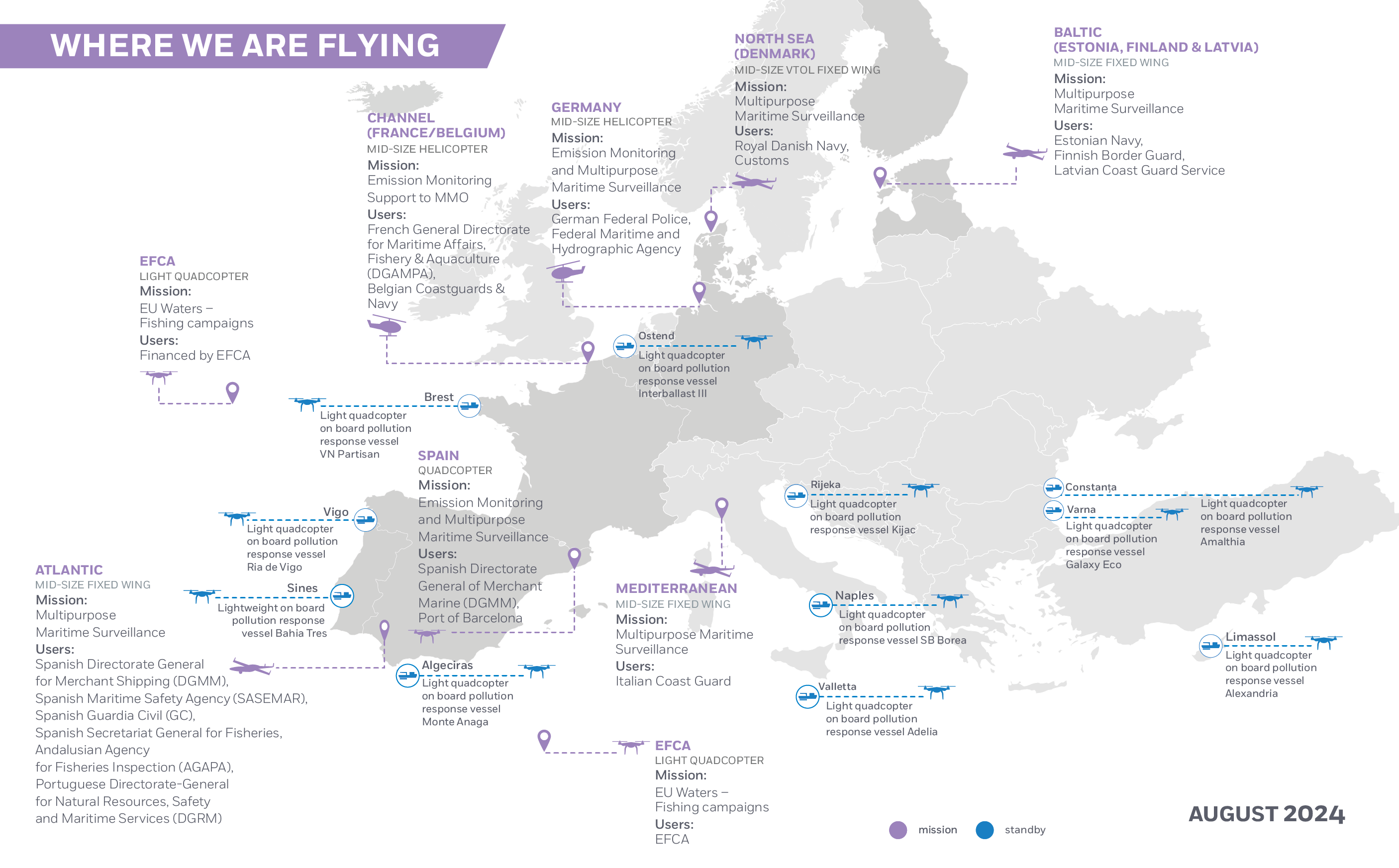 EMSA RPAS service: Where are we flying in 2024 Image 1